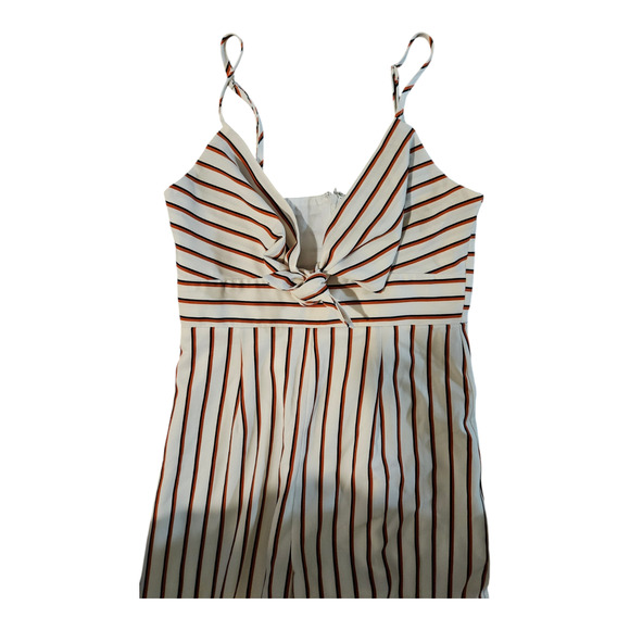 Forever 21 Small Sleeveless Striped Jumpsuit - Picture 2 of 9